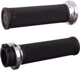 Odi Rufian Grips Cable 1" Black/Silver V30Hcwb-S