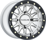 Raceline A14SB-51037+10 Raceline Alpha Hyper Wheel 4/137 Hyper Silver/Blk 15X10 (+10Mm) A14Sb-51037+10