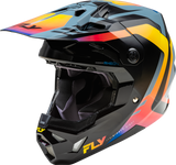 Fly Racing 73-00382X Fly Racing Formula Cp Krypton Helmet Grey/Black/Electric Fade 2X 73-00382X