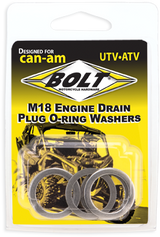 BOLT CAN-ALM18 Bolt Engine Drain Plug Washer M18X24 Aluminum 5Pk Can-Alm18