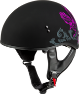 Gmax Hh-65 Corvus Helmet Matte Black/Purple/Grey Md H16510965