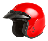 Gmax G1020376 Gmax Of-2 Open-Face Helmet Red Lg G1020376