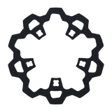 Lyndall Brakes 3-231 Lyndall Brakes Enforcer 1 Piece Rotor Front Black 11.8 3-231