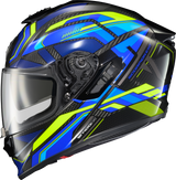 Scorpion Exo 14EC-1027 Scorpion Exo Exo-St1400 Evo Carbon Helmet Hex Gloss Blue 2X 14Ec-1027