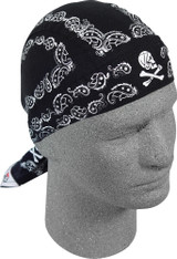 Zan Flydanna Skull Paisley Black Z500