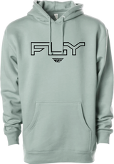 Fly Racing Youth Fly Edge Hoodie Dusty Sage Ys/Ym 354-03061