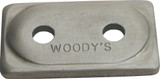 Woodys Angled Double Digger Support Plate Double Stud 5/16" 48/Pk Ada2-3775-B