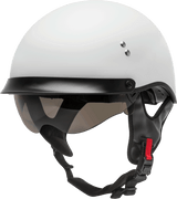 Gmax Hh-65 Half Helmet Full Dressed Matte White 2X H9650208