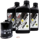 Klotz Sidexside Oil Change Kit 5W50 /W Oil Filter Pol Ku-100