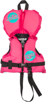 Fly Racing Infant Flotation Vest Neon Pink/Teal 221-30313
