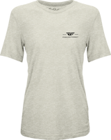 Fly Racing 356-00542X Fly Racing Women'S Fly Motto Tee Cream 2X 356-00542X