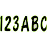 Hardline I.D. Sticker Kit - 200 Series - Black/Kiwi Blkki200