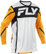 Fly Racing 378-7232X Fly Racing Lite Jersey White/Black/Mustard 2X 378-7232X