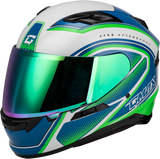 Gmax F1984799-DOT Gmax Ff-98 Aftershock Helmet White/Neon Green 3X F1984799-Dot