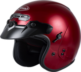 Gmax G1320093 Gmax Gm-32 Open-Face Helmet Candy Red Xs G1320093