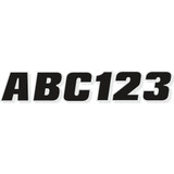 Hardline I.D. Sticker Kit - 320 Series - Black/Silver Blksi320