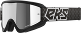 Eks Brand Flat Out Mirror Goggle Black/White Silver Mirror 067-60500 Eks Brand Flat Out Mirror Goggle Black/White Silver Mirror 067-60500