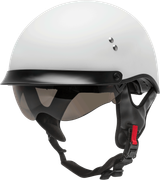 Gmax H9650207 Gmax Hh-65 Half Helmet Full Dressed Matte White Xl H9650207
