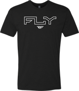 Fly Racing Youth Fly Edge Tee Black Ys 354-0308Ys