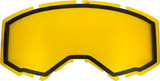 Fly Racing Dual Lens W/O Vents Adult Yellow Flb-012