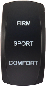Xtc Power Products SW00-00100048 Xtc Power Products Dash Switch Rocker Face Firm/Sport/Comfot Sw00-00100048