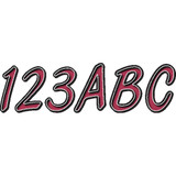 HARDLINE RUBKG400 Hardline I.D. Sticker Kit - 400 Series - Burgundy Rubkg400