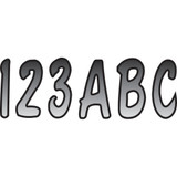 Hardline I.D. Sticker Kit - 200 Series - Silver Gradation Sibkg200