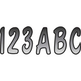 HARDLINE SIBKG200 Hardline I.D. Sticker Kit - 200 Series - Silver Gradation Sibkg200