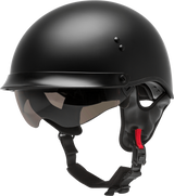 Gmax H9650078 Gmax Hh-65 Half Helmet Full Dressed Matte Black 2X H9650078