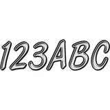 HARDLINE SIBKG400 Hardline I.D. Sticker Kit - 400 Series - Silver Glitter Sibkg400