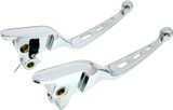 Harddrive 3-Hole Lever Set Chrome Flt `21-22 Cbl Clutch 053844