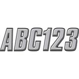 HARDLINE SIBLK800 Hardline I.D. Sticker Kit - 800 Series - Silver Siblk800