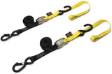 Powertye 23628-S Powertye Tie-Down Cam Sec Hook Soft-Tye 1"X6' Black/Yellow Pair 23628-S