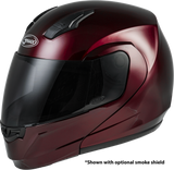 Gmax Md-04 Modular Helmet Wine Red Md G104105