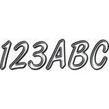 HARDLINE WHBKG400 Hardline I.D. Sticker Kit - 400 Series - White Whbkg400