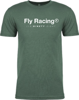 Fly Racing 354-03152X Fly Racing Fly Trademark Tee Forest Green Heather 2X 354-03152X