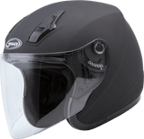 Gmax Of-17 Open-Face Helmet Matte Black Xs G317073N