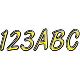 HARDLINE YEBKG400 Hardline I.D. Sticker Kit - 400 Series - Yellow Yebkg400