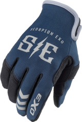 Scorpion Exo Air-Stretch Gloves Charge Blue/Grey Md G44-074