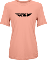 Fly Racing 356-0102S Fly Racing Women'S Fly Origin Corp Tee Peach Sm 356-0102S