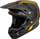 Fly Racing Formula Carbon Tracer Helmet Gold/Black Xs 73-4441Xs