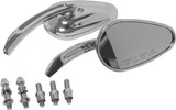 Harddrive Mirrors Chrome Tapered Chrome 18-130 Harddrive Mirrors Chrome Tapered Chrome 18-130