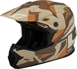 Gmax D39611417 Gmax Mx-96 Splinter Helmet Matte Brown/Tan/White Xl D39611417