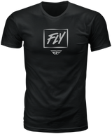 Fly Racing 352-0140L Fly Racing Fly Zoom Tee Black Lg 352-0140L