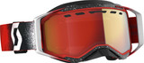 SCOTT 272846-1030312 Scott Prospect Snwcrs Goggle Wht/Rd Enhancer Red Chrome 272846-1030312