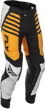 Fly Racing C378-73330 Fly Racing Lite Pants Ca/Ny White/Black/Mustard Sz 30 C378-73330