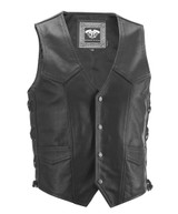 Highway 21 Six Shooter Vest Black Sm #6049 489-1070~2