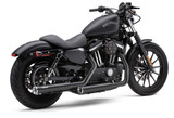 COBRA 6081RB Cobra 3" Rpt Slip-Ons Black Sportster 14-22 6081Rb