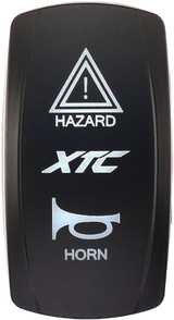 Xtc Power Products SW00-00132037 Xtc Power Products Dash Switch Rocker Face Xtc Hazard/Horn Sw00-00132037