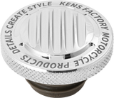 Kens Factory KFC-05 Kens Factory Nl Gas Cap Finned Chrome Rachet Screw Rh Kfc-05